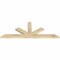 Ekena Millwork Saratoga Rough Sawn Timber Gable Bracket, Douglas Fir, 60"W x 22"H x 2"D x 4"F, 9/12 Pitch GBW060X22X0204SAR00RDF - alternate 2